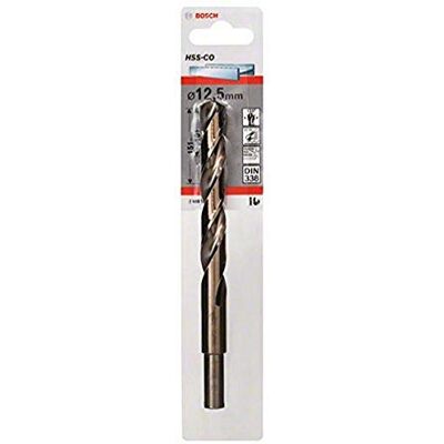 Bosch Professional 2 608 585 870 Brocas metálicas HSS-Co, DIN 338 (12,5 x 101 x 151 mm) Bosch Professional 2 608 585 870 Brocas metálicas HSS-Co, DIN 338 (12,5 x 101 x 151 mm)