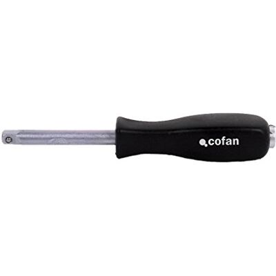 Cofan Chave de fenda rígida boca dupla em 1/4" Para copos de 1/4' Com quadrado traseiro também em 1/4' Cofan Chave de fenda rígida boca dupla em 1/4" Para copos de 1/4' Com quadrado traseiro também em 1/4'