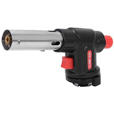 Walfront Cozinha profissional, pistola de chama soplete de gás pistola de chama ajustável pistola de soldagem de ignição eletrónica para exteriores cozinha cozinha churrasco assar 1300 °C Walfront Cozinha profissional, pistola de chama soplete de gás pistola de chama ajustável pistola de soldagem de ignição eletrónica para exteriores cozinha cozinha churrasco assar 1300 °C