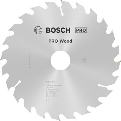 Bosch 2 608 640 610 Lâmina de serra circular Optiline Wood, 184 x 30 x 2,6 mm, 24 (embalagem de 1) Bosch 2 608 640 610 Lâmina de serra circular Optiline Wood, 184 x 30 x 2,6 mm, 24 (embalagem de 1)