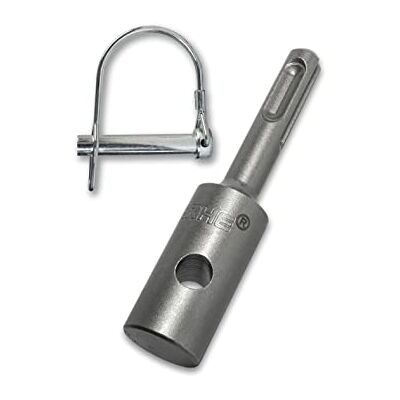 WERHE Adaptador Profi para berbequim de terra adequado para furadeira SDS Plus bateria com parafuso de aleta rápida de aço para molas de alta qualidade WERHE Adaptador Profi para berbequim de terra adequado para furadeira SDS Plus bateria com parafuso de aleta rápida de aço para molas de alta qualidade