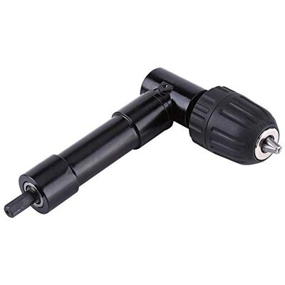 TOPINCN 90 Grados De Extensión De Perforación Arrojar Adaptador De Perforación De Ángulo Recto Aleación De Aluminio 8 Mm Eje Herramienta De Extensión De Taladro Eléctrico TOPINCN 90 Grados De Extensión De Perforación Arrojar Adaptador De Perforación De Ángulo Recto Aleación De Aluminio 8 Mm Eje Herramienta De Extensión De Taladro Eléctrico