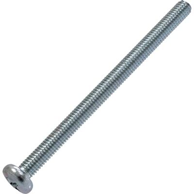 AERZETIX Conjunto de 10 parafusos de metal com cabeça cilíndrica M5x80mm com ranhura PH2 parafuso de montagem DIN 7985 dureza 4.8 aço de carbono cor prata AERZETIX Conjunto de 10 parafusos de metal com cabeça cilíndrica M5x80mm com ranhura PH2 parafuso de montagem DIN 7985 dureza 4.8 aço de carbono cor prata