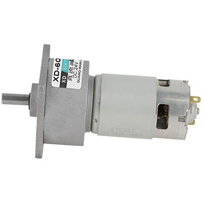 Walfront Motor redutor de velocidade alta Torque DC 12/24 V 35 W micro ajustável CW/CCW (12 V 10 RPM) Walfront Motor redutor de velocidade alta Torque DC 12/24 V 35 W micro ajustável CW/CCW (12 V 10 RPM)
