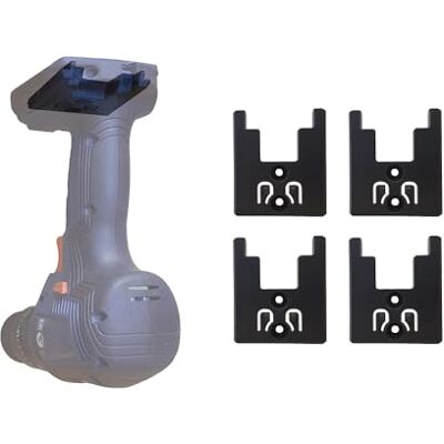 StealthMounts TM-BO18-BLK-4 Conjunto de suportes para ferramentas - Montagem na parede e veículo StealthMounts TM-BO18-BLK-4 Conjunto de suportes para ferramentas - Montagem na parede e veículo