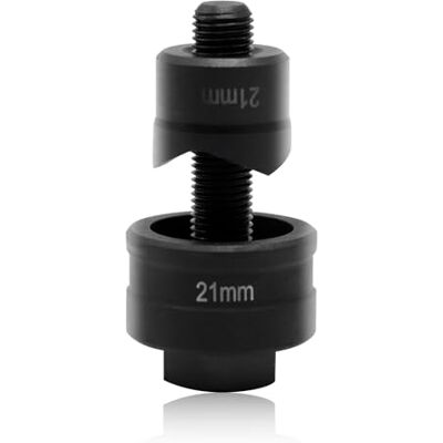 CCLIFE Punch de metal de 21 mm, perfuradora de precisão para perfurar facilmente em lava-loiças, metal e aço inoxidável CCLIFE Punch de metal de 21 mm, perfuradora de precisão para perfurar facilmente em lava-loiças, metal e aço inoxidável