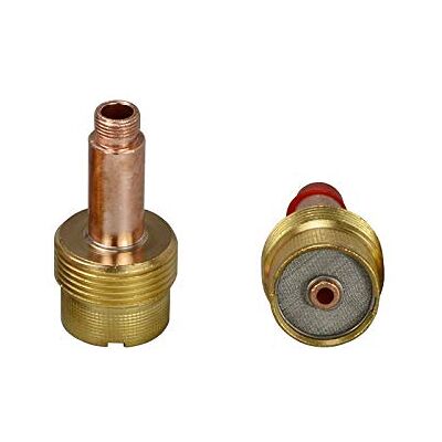 RIVERWELD TIG Corpos de bocal de lente de gás de grande diâmetro 995795 3,2 mm SR WP 17 18 26 tocha TIG 2pk RIVERWELD TIG Corpos de bocal de lente de gás de grande diâmetro 995795 3,2 mm SR WP 17 18 26 tocha TIG 2pk