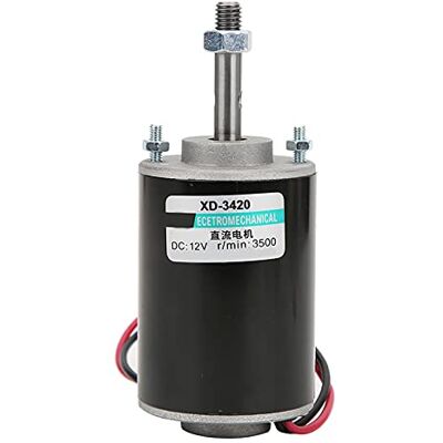FTVOGUE 12/24 V 30 W alta velocidade CW/CCW Íman permanente baixo ruído DC motor reversível para gerador de bricolage (12 V) FTVOGUE 12/24 V 30 W alta velocidade CW/CCW Íman permanente baixo ruído DC motor reversível para gerador de bricolage (12 V)