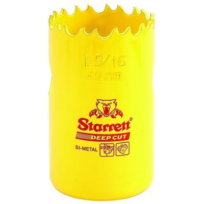 Starrett Crown PERF.BIMETAL DEEP CUT 40 mm. DiAM. Starrett Crown PERF.BIMETAL DEEP CUT 40 mm. DiAM.