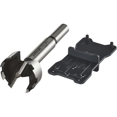 wolfcraft Conjunto de brocas Forstner, 2 peças I I para marcar e perfurar orifícios para dobradiças em móveis com portas de cozinhas e casas de banho wolfcraft Conjunto de brocas Forstner, 2 peças I I para marcar e perfurar orifícios para dobradiças em móveis com portas de cozinhas e casas de banho