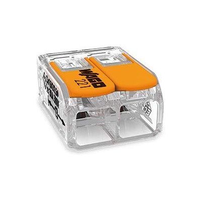 WAGO 20 unidades 221-612 terminal de conexão 2 fios com alavanca 0,5-6 qmm design pequeno, transparente WAGO 20 unidades 221-612 terminal de conexão 2 fios com alavanca 0,5-6 qmm design pequeno, transparente