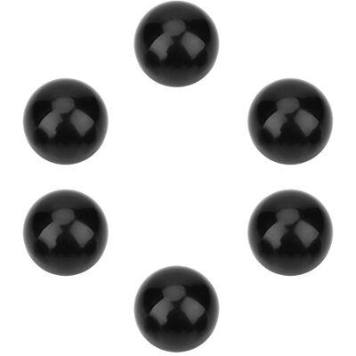 Walfront Pomos redondos M12 40 mm roscados para ferramentas de máquina 6 unidades Walfront Pomos redondos M12 40 mm roscados para ferramentas de máquina 6 unidades