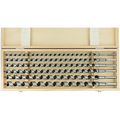 ENT 09190 Conjunto de 6 brocas de broca de broca comprimo total 460 mm Ø 10-12-14-16-18-20 mm extra longo ENT 09190 Conjunto de 6 brocas de broca de broca comprimo total 460 mm Ø 10-12-14-16-18-20 mm extra longo
