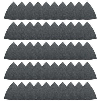 Fein 50 Lençóis de lixa, pedra granulação 400, comprimento de canto 80 mm, Unid./Paq. 50 unidades, adequado para trabalhar em pedra natural e artificial. Sem perfuração, fixação rápida por trap. Fein 50 Lençóis de lixa, pedra granulação 400, comprimento de canto 80 mm, Unid./Paq. 50 unidades, adequado para trabalhar em pedra natural e artificial. Sem perfuração, fixação rápida por trap.
