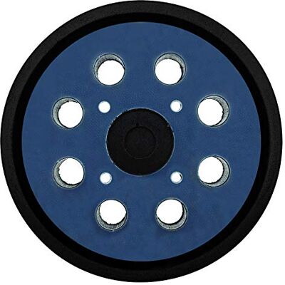 SabreCut 1 x , 125 mm, lixadeira orbital aleatória de 8 orifícios, tapete de suporte de gancho e laço, compatível com Milwaukee M18 BOS125 SabreCut 1 x , 125 mm, lixadeira orbital aleatória de 8 orifícios, tapete de suporte de gancho e laço, compatível com Milwaukee M18 BOS125