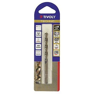 Tivoly Broca para metal HSSE5 Cabo cilíndrico TECNIC COBALT diâmetro 4,5 mm comprimento 80 mm profundidade de corte 47 mm Tivoly Broca para metal HSSE5 Cabo cilíndrico TECNIC COBALT diâmetro 4,5 mm comprimento 80 mm profundidade de corte 47 mm