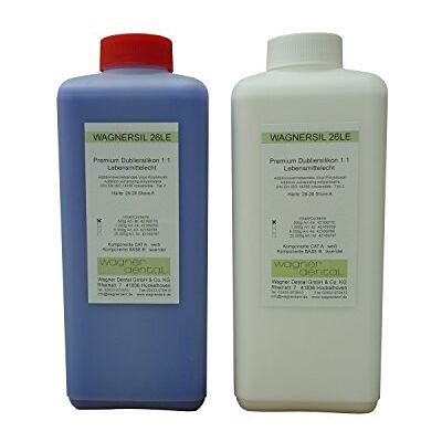 Wagner Borracha de silicone sil 26 LE para duplicado, seguro, 1 kg Wagner Borracha de silicone sil 26 LE para duplicado, seguro, 1 kg