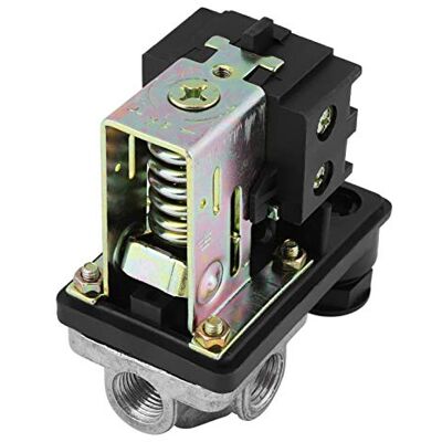 LiebeWH 90 PSI -120 PSI Interruptor de pressão do compressor de ar de quatro portas para serviço pesado 240 V 16 A LiebeWH 90 PSI -120 PSI Interruptor de pressão do compressor de ar de quatro portas para serviço pesado 240 V 16 A