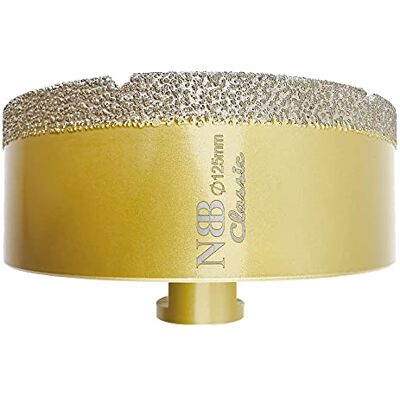 NBB Broca de diamante com M14, coroa de diamante para perfuração a seco e a húmido profissionalmente em porcelana dura, cerâmica, azulejo, granito, mármore, azulejo, para trituradora angular (1, 125 NBB Broca de diamante com M14, coroa de diamante para perfuração a seco e a húmido profissionalmente em porcelana dura, cerâmica, azulejo, granito, mármore, azulejo, para trituradora angular (1, 125