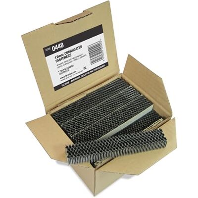 TACWISE Fixações onduladas galvanizadas de 12 mm, embalagem de 1750 TACWISE Fixações onduladas galvanizadas de 12 mm, embalagem de 1750