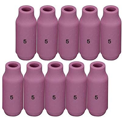 RIVERWELD TIG Alumina boquilhas copo de cerâmica 10n49 No.5 D8,0 x 47 mm Fit Sr WP 17 18 26 Tig soldagem Torch 10pk RIVERWELD TIG Alumina boquilhas copo de cerâmica 10n49 No.5 D8,0 x 47 mm Fit Sr WP 17 18 26 Tig soldagem Torch 10pk