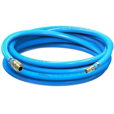 AUPROTEC Conjunto de mangueira de ar comprimido Ø 8 mm interior, mangueira de PVC de 3 m com acoplador rápido de latão para compressores de ar, mangueira de compressor altamente flexível AUPROTEC Conjunto de mangueira de ar comprimido Ø 8 mm interior, mangueira de PVC de 3 m com acoplador rápido de latão para compressores de ar, mangueira de compressor altamente flexível