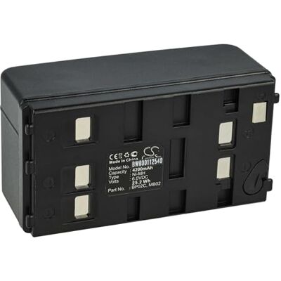vhbw A bateria substitui Pentax BP02C, MB02 para medidor (4200 mAh, 6 V, NiMH) MB02 para medidor (4200 mAh, 6 V, NiMH) vhbw A bateria substitui Pentax BP02C, MB02 para medidor (4200 mAh, 6 V, NiMH) MB02 para medidor (4200 mAh, 6 V, NiMH)