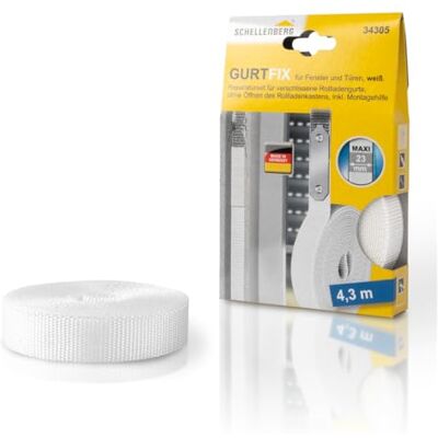Schellenberg Conjunto de reparação Gurtfix Maxi, 23 mm, branco Schellenberg Conjunto de reparação Gurtfix Maxi, 23 mm, branco