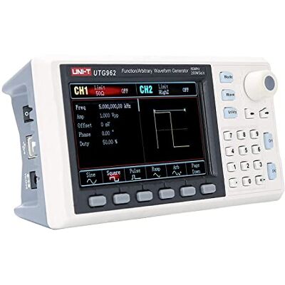 Uni-T UTG962E Gerador de sinal, DDS 60 MHz gerador de forma de onda arbitrária com LCD TFT de 4,3 polegadas, 200 MSa/s medidor de frequência de 2 canais (110-240 V tomada UE) loja na Alemanha, 3 Uni-T UTG962E Gerador de sinal, DDS 60 MHz gerador de forma de onda arbitrária com LCD TFT de 4,3 polegadas, 200 MSa/s medidor de frequência de 2 canais (110-240 V tomada UE) loja na Alemanha, 3