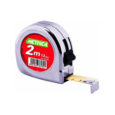 Metrica Fita métrica + Stop cromado 2 m Metrica Fita métrica + Stop cromado 2 m