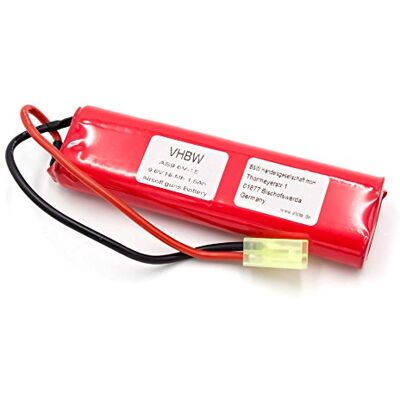 vhbw Bateria compatível com Airsoft Guns G36 G3A4, G36C, M4A1-RIS, M4A, AUGRT, AUGM, FNP90, CAR15 pistola airsoft (1500 mAh, 9,6 V, NiMH) vhbw Bateria compatível com Airsoft Guns G36 G3A4, G36C, M4A1-RIS, M4A, AUGRT, AUGM, FNP90, CAR15 pistola airsoft (1500 mAh, 9,6 V, NiMH)