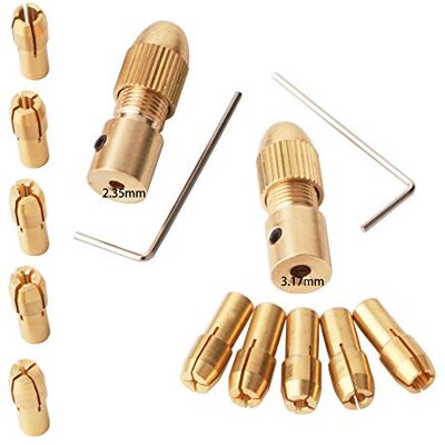GTIWUNG 0,5 3 mm Suporte de broca, pinça de broca, broca collet, pequena elétrica Collet porta-brocas fixado com uma chave Allen 3,17 mm / 2,35 mm Conjunto de 0,5 mm/1 mm/1,5 mm/2,5 mm/3,5 mm/3 mm ,0 mm GTIWUNG 0,5 3 mm Suporte de broca, pinça de broca, broca collet, pequena elétrica Collet porta-brocas fixado com uma chave Allen 3,17 mm / 2,35 mm Conjunto de 0,5 mm/1 mm/1,5 mm/2,5 mm/3,5 mm/3 mm ,0 mm