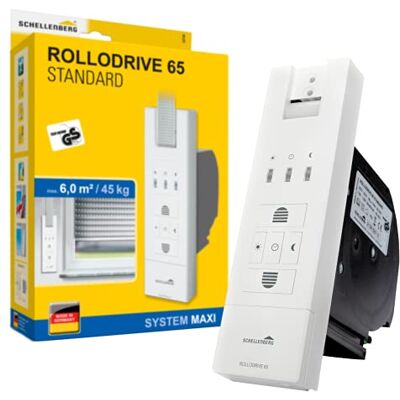 Schellenberg Rollodrive 65 Standard, motor elétrico para fitas de estores com temporizador automático Schellenberg Rollodrive 65 Standard, motor elétrico para fitas de estores com temporizador automático