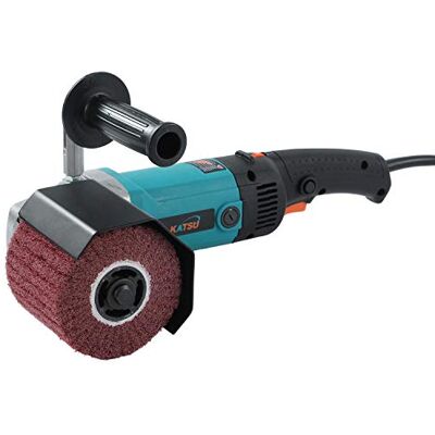 KATSU Tools Lixadeira de tambor elétrica KATSU, 1200 W 230 V polidor de velocidade variável máquina de desenho de polimento KATSU Tools Lixadeira de tambor elétrica KATSU, 1200 W 230 V polidor de velocidade variável máquina de desenho de polimento