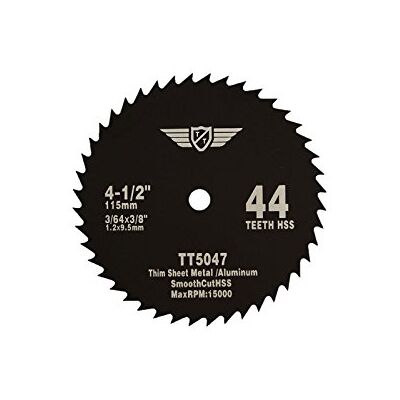 TopsTools 1 x CS11544T 115 mm 44T 9,5 mm Bore HSS lâminas de serra compatíveis com Worx WorxSaw XL Worx WX427 WX437 WX439 WX531 400W 700W TopsTools 1 x CS11544T 115 mm 44T 9,5 mm Bore HSS lâminas de serra compatíveis com Worx WorxSaw XL Worx WX427 WX437 WX439 WX531 400W 700W