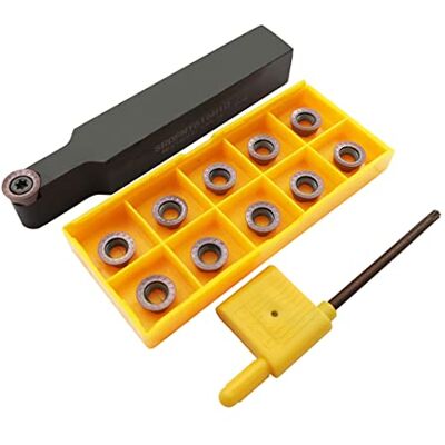 ASZLBYM 11 peças RPMT10T3 MOE R5 inserções de fresagem de carboneto indexável cortador de fresagem de folha com 5/8" 1616H10 porta-ferramentas de fresagem de carboneto indexável ferramentas de corte ASZLBYM 11 peças RPMT10T3 MOE R5 inserções de fresagem de carboneto indexável cortador de fresagem de folha com 5/8" 1616H10 porta-ferramentas de fresagem de carboneto indexável ferramentas de corte
