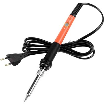 Comforty Soldador com cabo, soldador eletrónico profissional de 60 W, 200 °C 450 °C para reparação de soldadura, reparação elétrica, joias, bricolagem Comforty Soldador com cabo, soldador eletrónico profissional de 60 W, 200 °C 450 °C para reparação de soldadura, reparação elétrica, joias, bricolagem