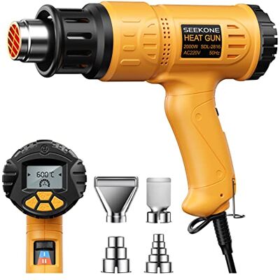Seekone - Sdl 2816 - 2000W - 50-600°C - pistola de ar quente Seekone - Sdl 2816 - 2000W - 50-600°C - pistola de ar quente