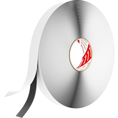POPPSTAR Fitas adesivas de butilo de dupla face (25m x 20mm x 1,6mm), autoadesiva e selante, preta POPPSTAR Fitas adesivas de butilo de dupla face (25m x 20mm x 1,6mm), autoadesiva e selante, preta