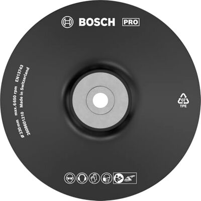 Bosch 2 608 601 210 Prato de borracha 230 mm, 6 650 U/min (embalagem de 1) Bosch 2 608 601 210 Prato de borracha 230 mm, 6 650 U/min (embalagem de 1)