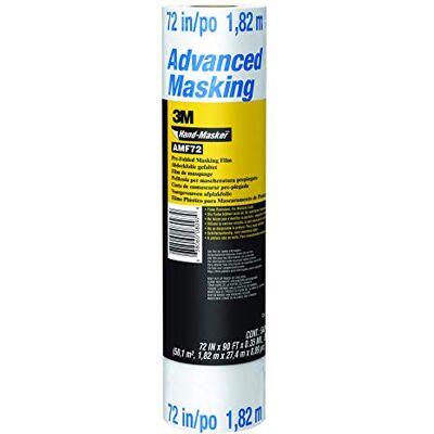 3M ScotchBlue Pro A-8G Masking Film MF-72, transparente, 1,82 m x 27,4 m 3M ScotchBlue Pro A-8G Masking Film MF-72, transparente, 1,82 m x 27,4 m