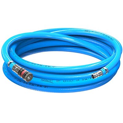 AUPROTEC Conjunto de mangueira de ar comprimido Ø 6 mm interior, 10 m de PVC com acoplador rápido S2000 para compressores de ar, mangueira para compressor de alta flexibilidade AUPROTEC Conjunto de mangueira de ar comprimido Ø 6 mm interior, 10 m de PVC com acoplador rápido S2000 para compressores de ar, mangueira para compressor de alta flexibilidade