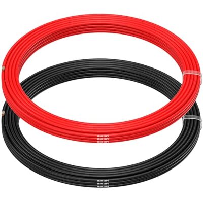 MMOBIEL Cabo Elétrico de Silicone 20 AWG Cabo de Cobre Estanhado de 20 Calibre (0,52mm²) 2 Cabos Separados Vermelho e Preto Cada Um de 2,5 m para Reparação Elétrica, Sensores, RC, Drones, Cabos de MMOBIEL Cabo Elétrico de Silicone 20 AWG Cabo de Cobre Estanhado de 20 Calibre (0,52mm²) 2 Cabos Separados Vermelho e Preto Cada Um de 2,5 m para Reparação Elétrica, Sensores, RC, Drones, Cabos de