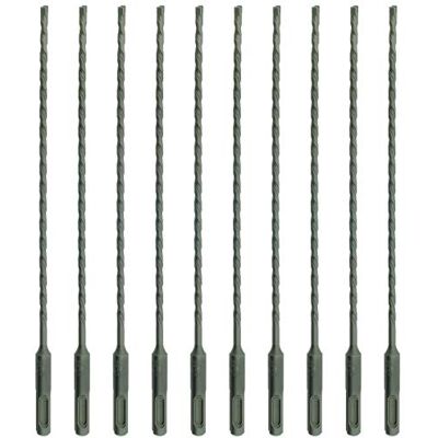 SabreCut 10 unidades SDSB55_10 5,5 mm x 210 mm aprovado PGM brocas SDS Plus SabreCut 10 unidades SDSB55_10 5,5 mm x 210 mm aprovado PGM brocas SDS Plus