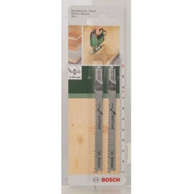 Bosch 2 609 256 728 Lâmina de serra de recortes bimetálica, T 101 BF (embalagem de 2) Bosch 2 609 256 728 Lâmina de serra de recortes bimetálica, T 101 BF (embalagem de 2)
