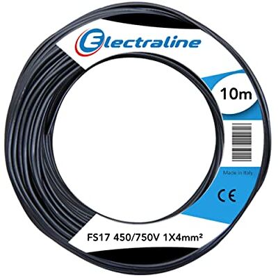 ELECTRALINE 13211 Cabo Unipolar FS17 - 10m - Fiação de quadros elétricos ELECTRALINE 13211 Cabo Unipolar FS17 - 10m - Fiação de quadros elétricos