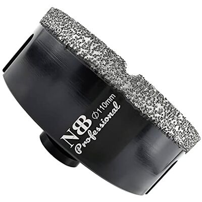 NBB Broca de diamante com M14, coroa de diamante para perfuração em seco e úmido profissionalmente em porcelana dura, cerâmica, ladrilhos, granito, mármore, azulejo, para Esmerilhadeira Angular ( NBB Broca de diamante com M14, coroa de diamante para perfuração em seco e úmido profissionalmente em porcelana dura, cerâmica, ladrilhos, granito, mármore, azulejo, para Esmerilhadeira Angular (