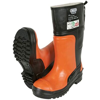 Oregon Bota de segurança de borracha protetora yukon motosserra Oregon Bota de segurança de borracha protetora yukon motosserra