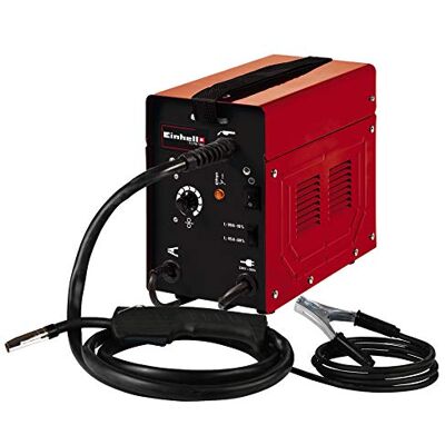 Einhell Equipamento de soldadura de fio com núcleo TC-FW 100 (230V, 45-90 A, controlo de corrente soldadura de 2 etapas, incl. Conjunto de mangueiras, cabo de terra, martelo para escória e abajur de solda) Einhell Equipamento de soldadura de fio com núcleo TC-FW 100 (230V, 45-90 A, controlo de corrente soldadura de 2 etapas, incl. Conjunto de mangueiras, cabo de terra, martelo para escória e abajur de solda)