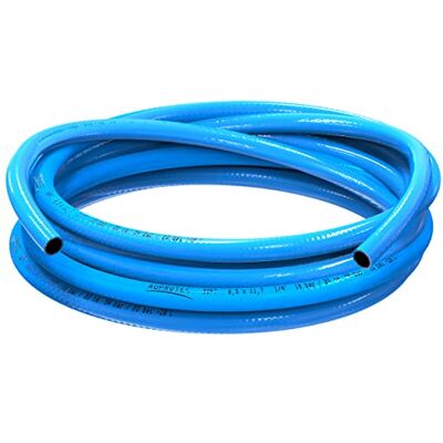 AUPROTEC mangueira de ar comprimido Ø 6 mm interior, mangueira de PVC de 10 m com reforço de 3 camadas para compressores de ar, rolo/metro, mangueira altamente flexível para compressor AUPROTEC mangueira de ar comprimido Ø 6 mm interior, mangueira de PVC de 10 m com reforço de 3 camadas para compressores de ar, rolo/metro, mangueira altamente flexível para compressor